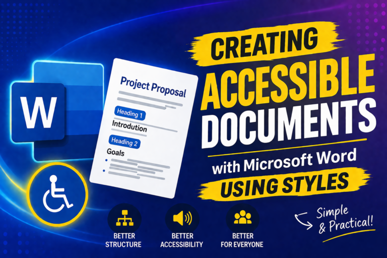 Creating Accessible Documents with Microsoft Word Using Styles