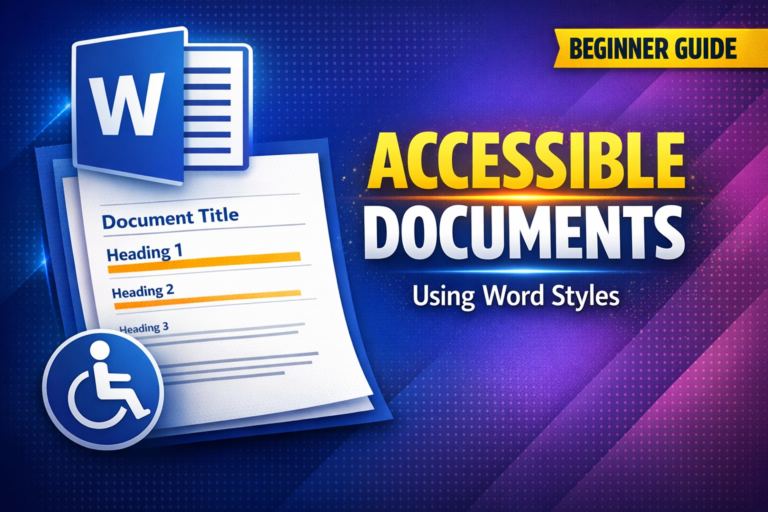 Nepali tutorial Accessible Contents Preparation Using MS Word