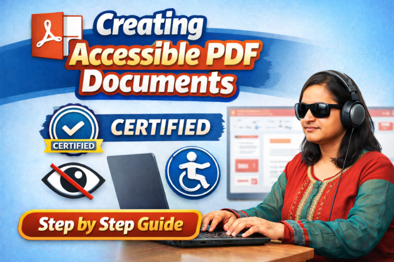 Creating Accessible PDF Documents